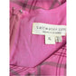 Saltwater Luxe Pink Plaid Tiered Maxi Dress Size XL