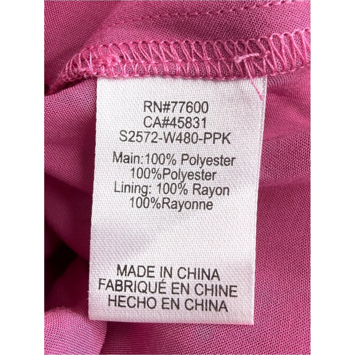 Saltwater Luxe Pink Plaid Tiered Maxi Dress Size XL
