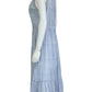 Roller Rabbit Blue 100% Cotton Midi Dress Size M