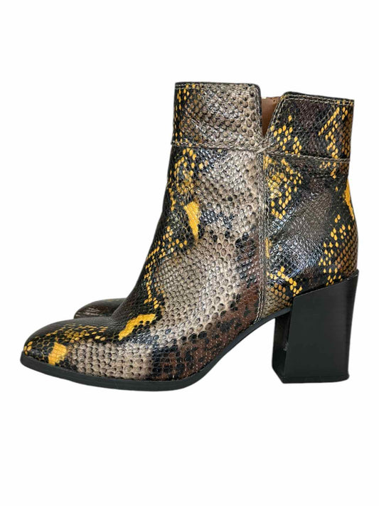 Franco Sarto Generous Python Booties Size 7.5