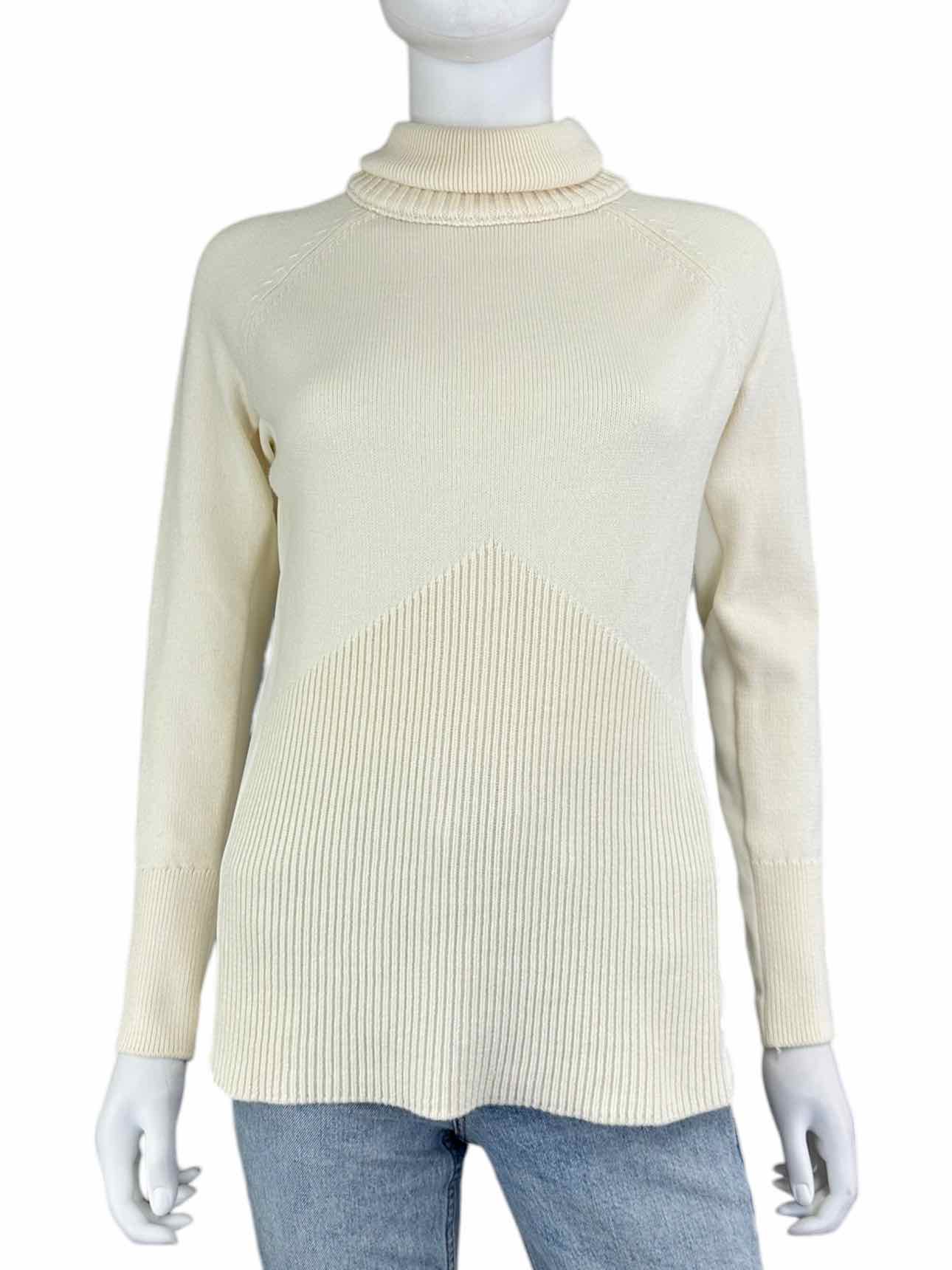 ATHLETA Cream Turtleneck Sweater Size S