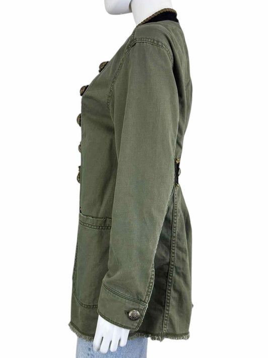 Free People Olive Passenger Military Jacket Size XS