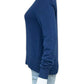 BANANA REPUBLIC NWT Blue Cotton Silk Blend Sweater Size S