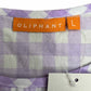 OLIPHANT Gingham Print Casual Dress Size L