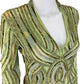 Alexandra Rosati Green Ribbon Jacket Size 6