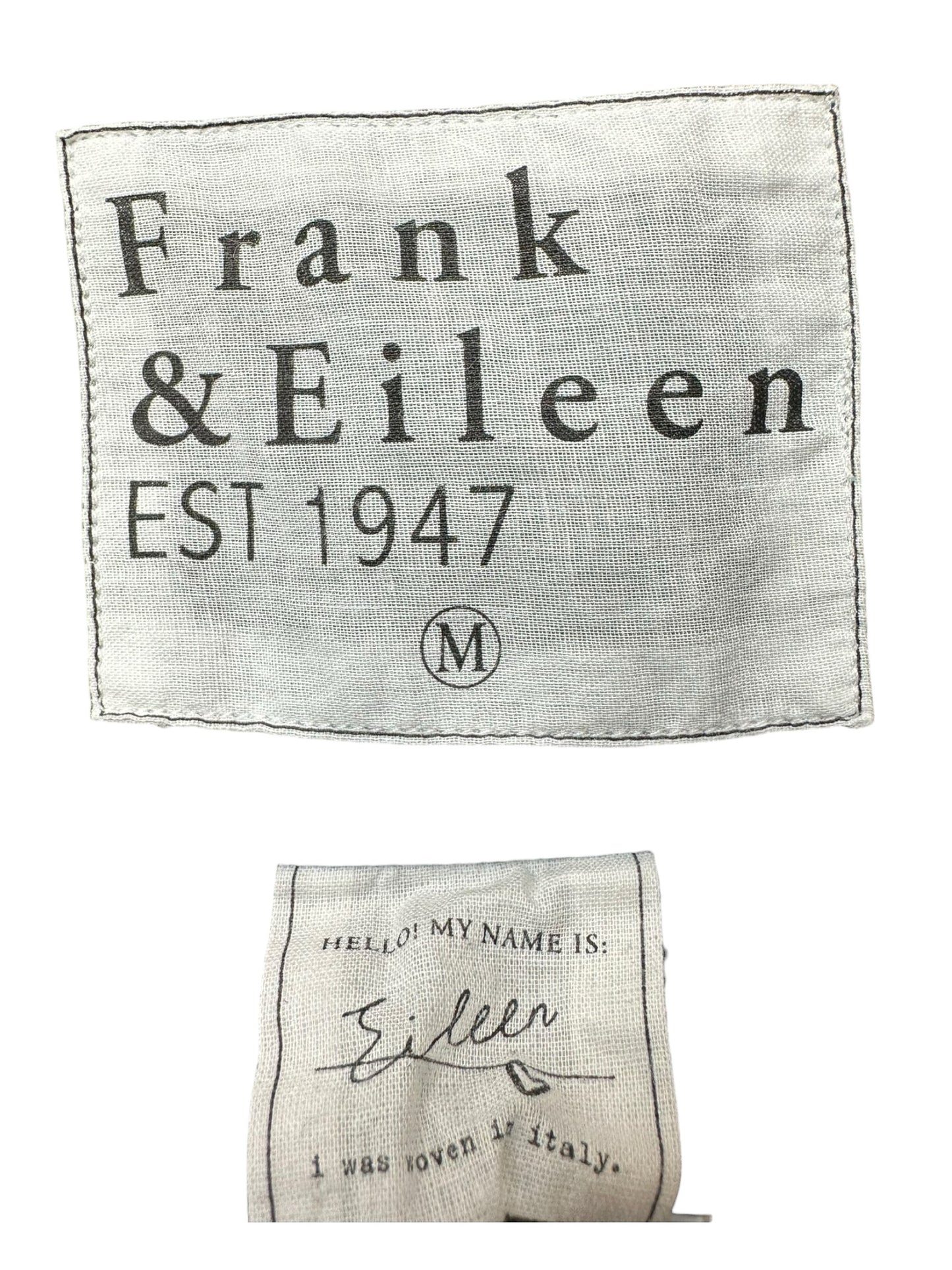 Frank & Eileen Black Button-Down Shirt Size M