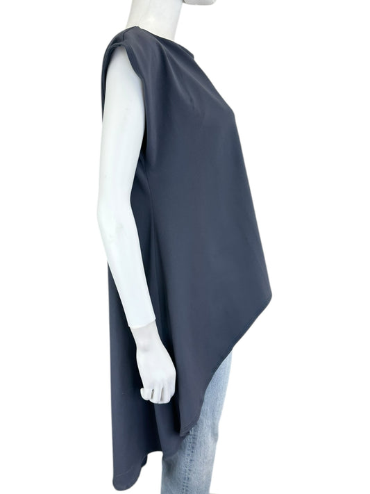 SUSANA MONACO Dark Gray Knit Tunic Size L