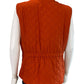 Talbots Orange Quilted Puffer Vest Size LP