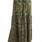boden Blue Paisley Knot Detail Jersey Knit 2-piece Skirt Set Size 10