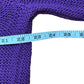 Wooden Ships NWT Purple Cable Knit Sweater Size M/L