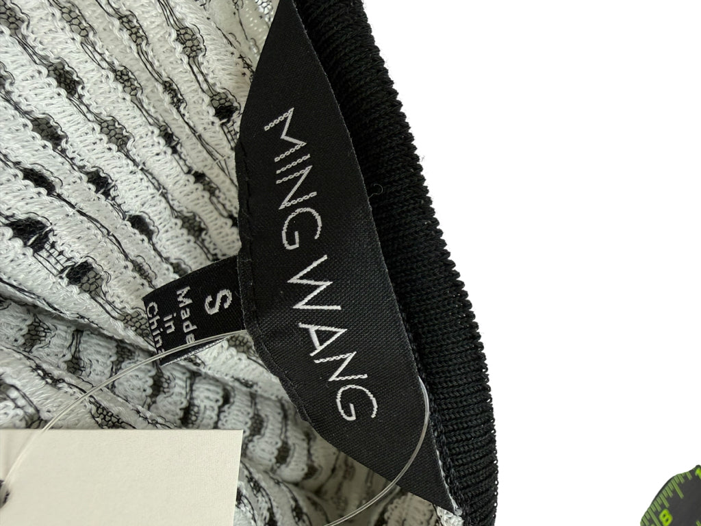 MING WANG Colorblock Knit Jacket Size S