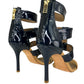 Tory Burch Danielle Caged Leather Sandal Pumps Size 8.5