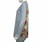Johnny Was Blue Striped Button-Down Shirt Size XS