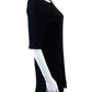 EILEEN FISHER NWT Black Ribbed Mini Dress Size S