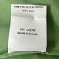EQUIPMENT Green 100% Silk Button-Down Shirt Size S