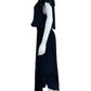 RAMY BROOK Navy Ruffle Maxi Dress Size L