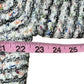 MILLY Tweed Fringe Trim Sweater Cardigan Jacket Size L
