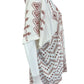 Johnny Was Chevron Knit Top Size XL