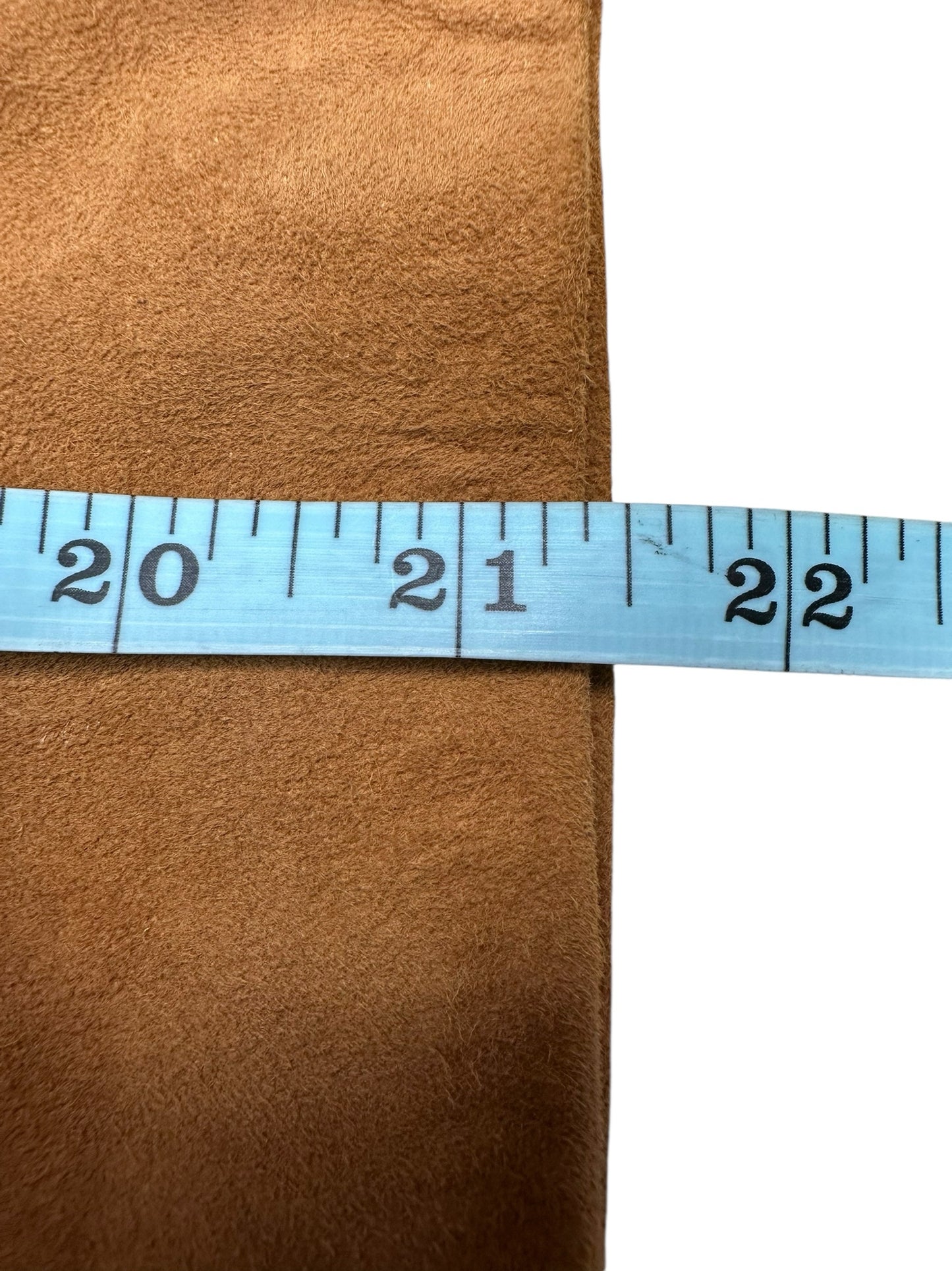 CARLISLE Tan 100% Suede Mini Skirt Size S