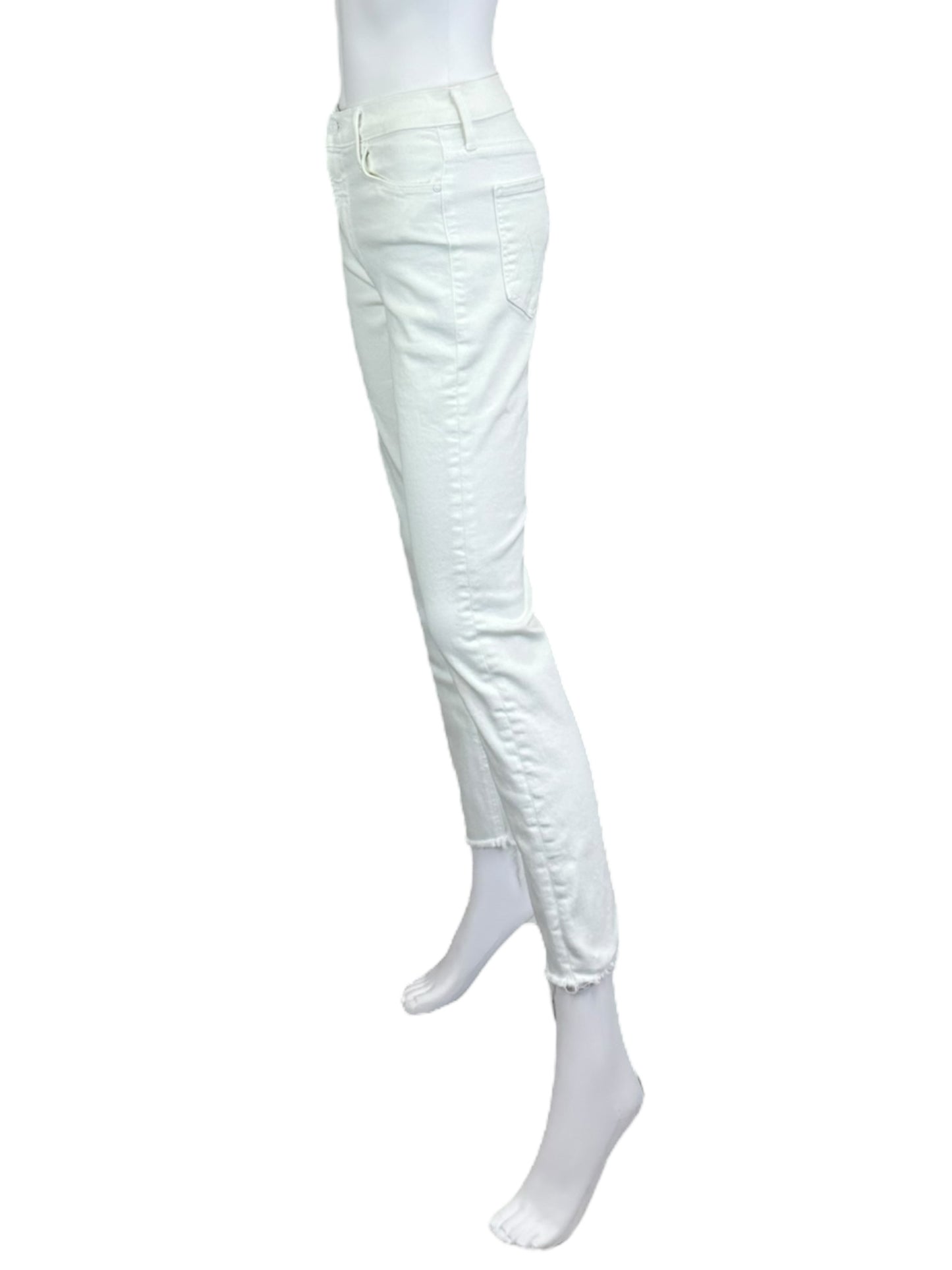 MOTHER White "The Mid Rise Dazzler" Jeans Size 27