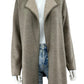 Talbots Brown Merino Wool Knit Jacket Size M