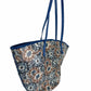 HOBO Blue Burst Ellison Leather Tote