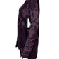 Johnny Was Purple Embroidered Tunic Top Size XS