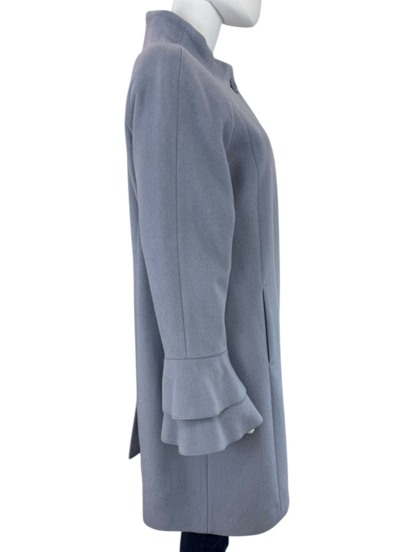 Trina TRINA TURK Gray Wool Coat Size 14