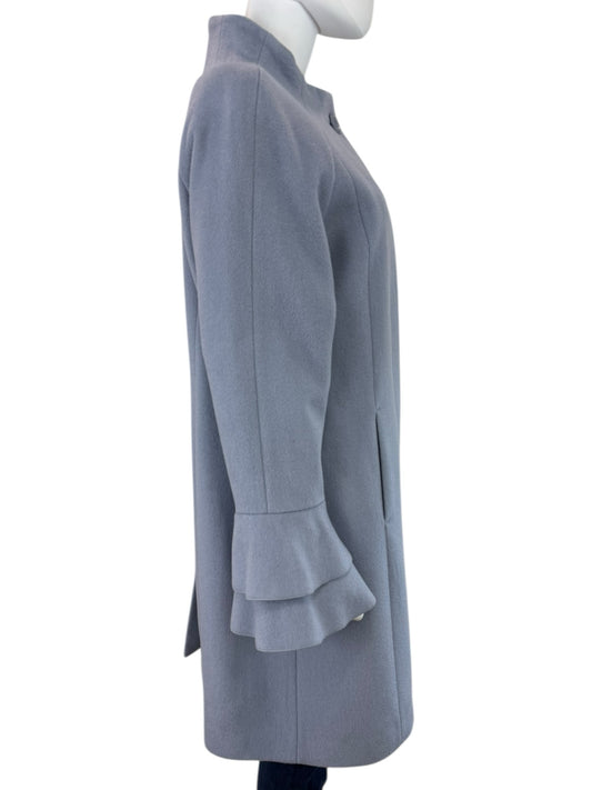 Trina TRINA TURK Gray Wool Coat Size 14