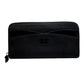 PRADA Black Saffiano Leather Continental Zippy Wallet