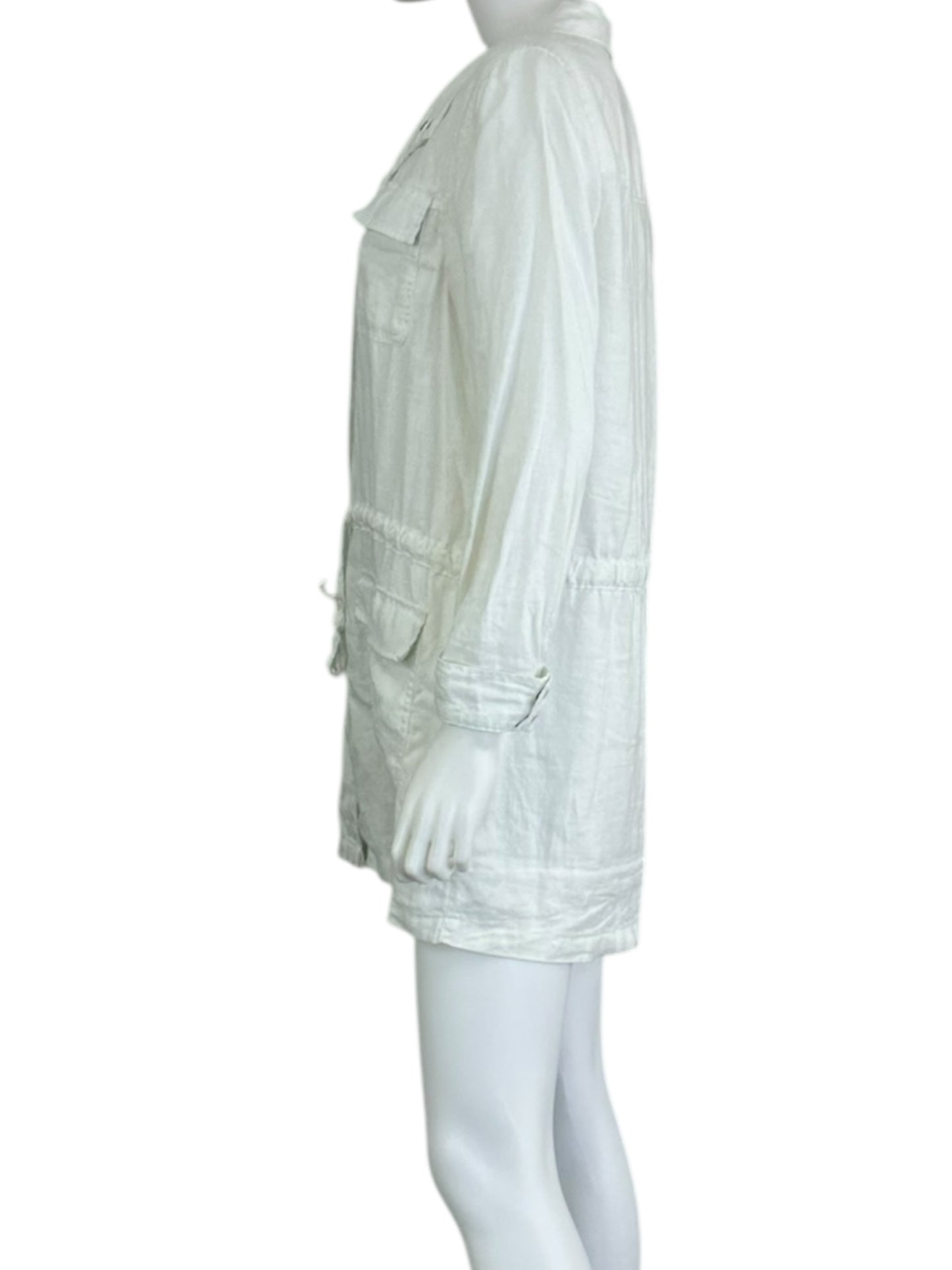 Jones & Co White Casual Jacket Size M