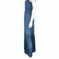 BANANA REPUBLIC Blue Satin Maxi Dress Size 0