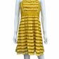 THE LIMITED NWT Yellow Striped Strapless Dress Size 6