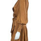 ZIMMERMANN Natural 100% Silk Mini Wrap Dress Size 0