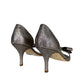 Butter Rose Glitter Bow Cassidy D'Orsay Heels Size 7.5