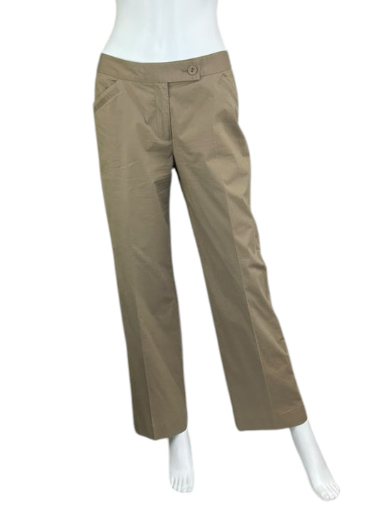 ETCETERA Light Brown Straight Leg Pants Size 6