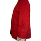 BURBERRY Red Quilted Nylon Barn Jacket Size L