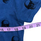 SKULL CASHMERE Blue Linen Skull Sweater Size M