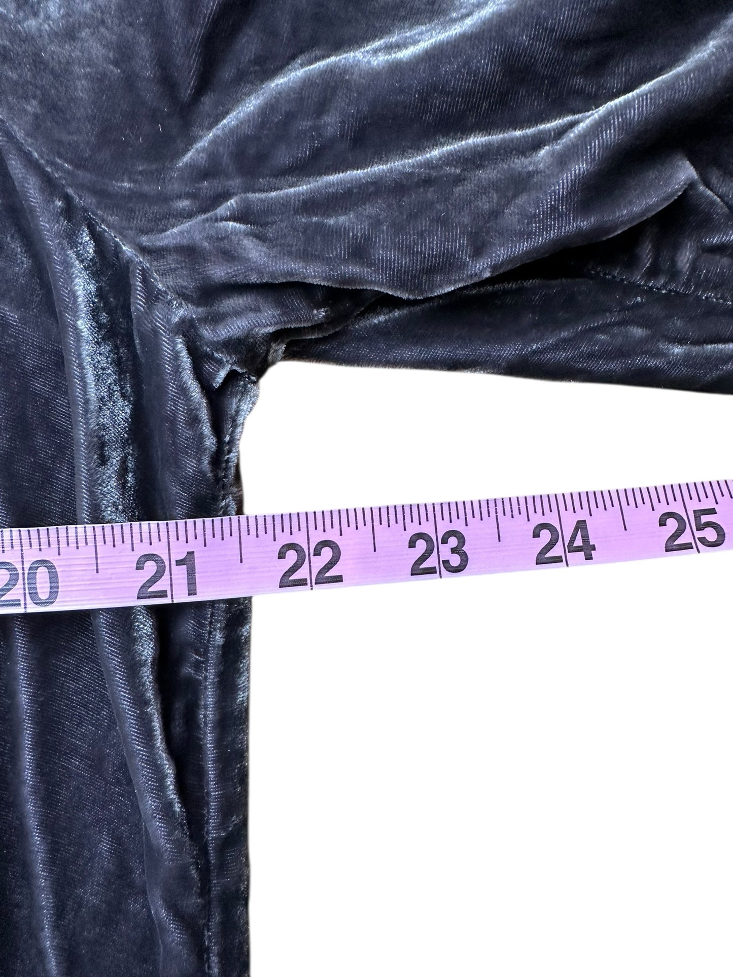 Johnny Was Gray Velvet Embroidered Blouse Size L