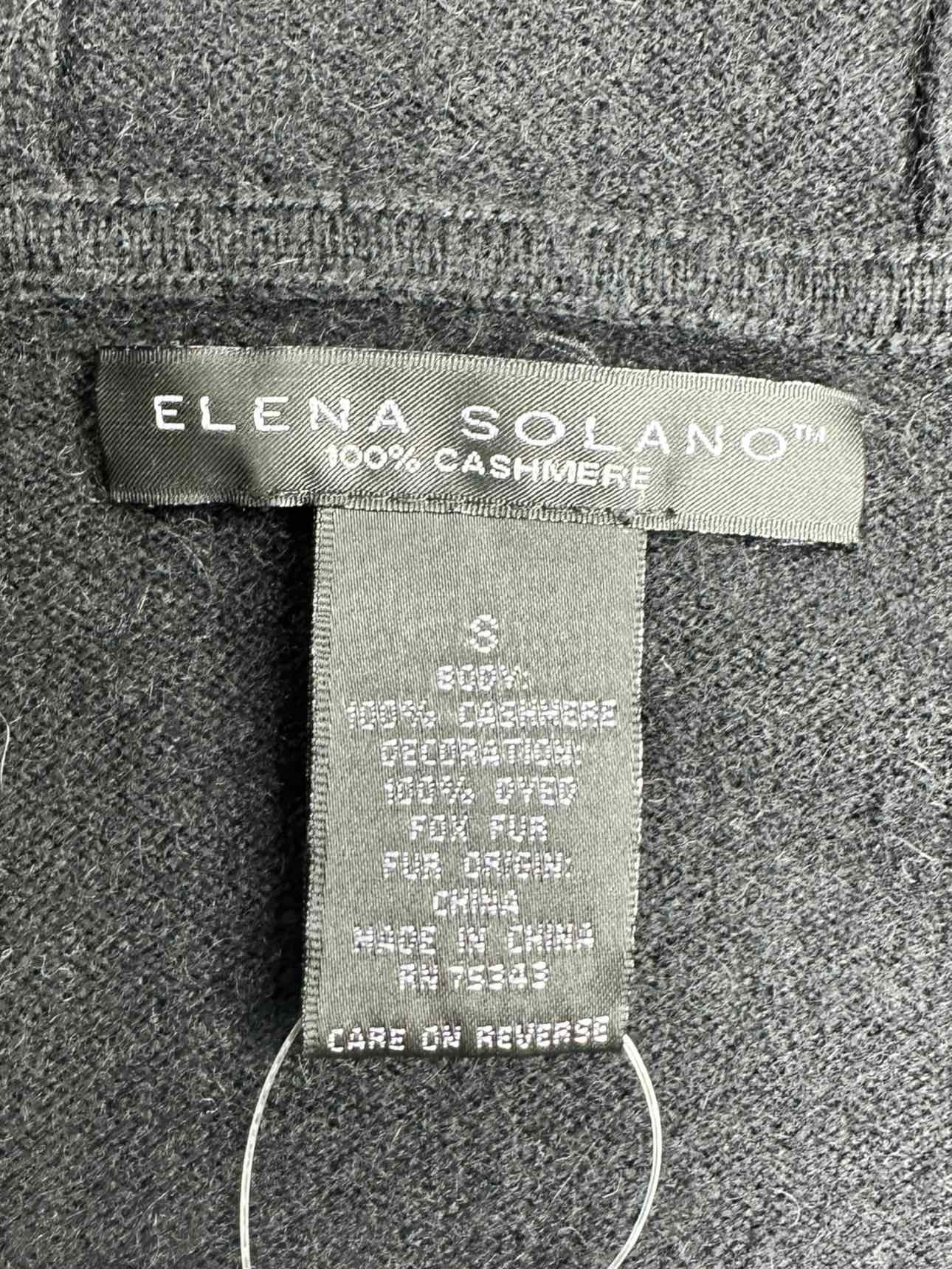 Elena Solano 100% Cashmere Fur Jacket Size S