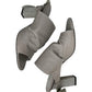 dusica dusica sacks Taupe Leather Sandal Pumps Size 37.5