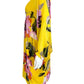 TRINA TURK Yellow Floral Shift Dress Size S
