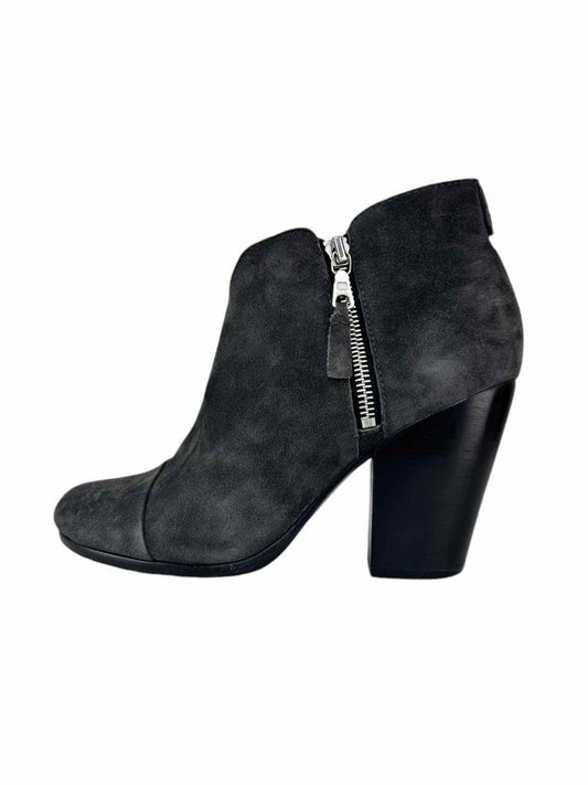 rag & bone Gray Suede MARGOT Bootie Size 37.5