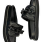 Louis Vuitton Black Sunset Flat Comfort Mule Size 37.5