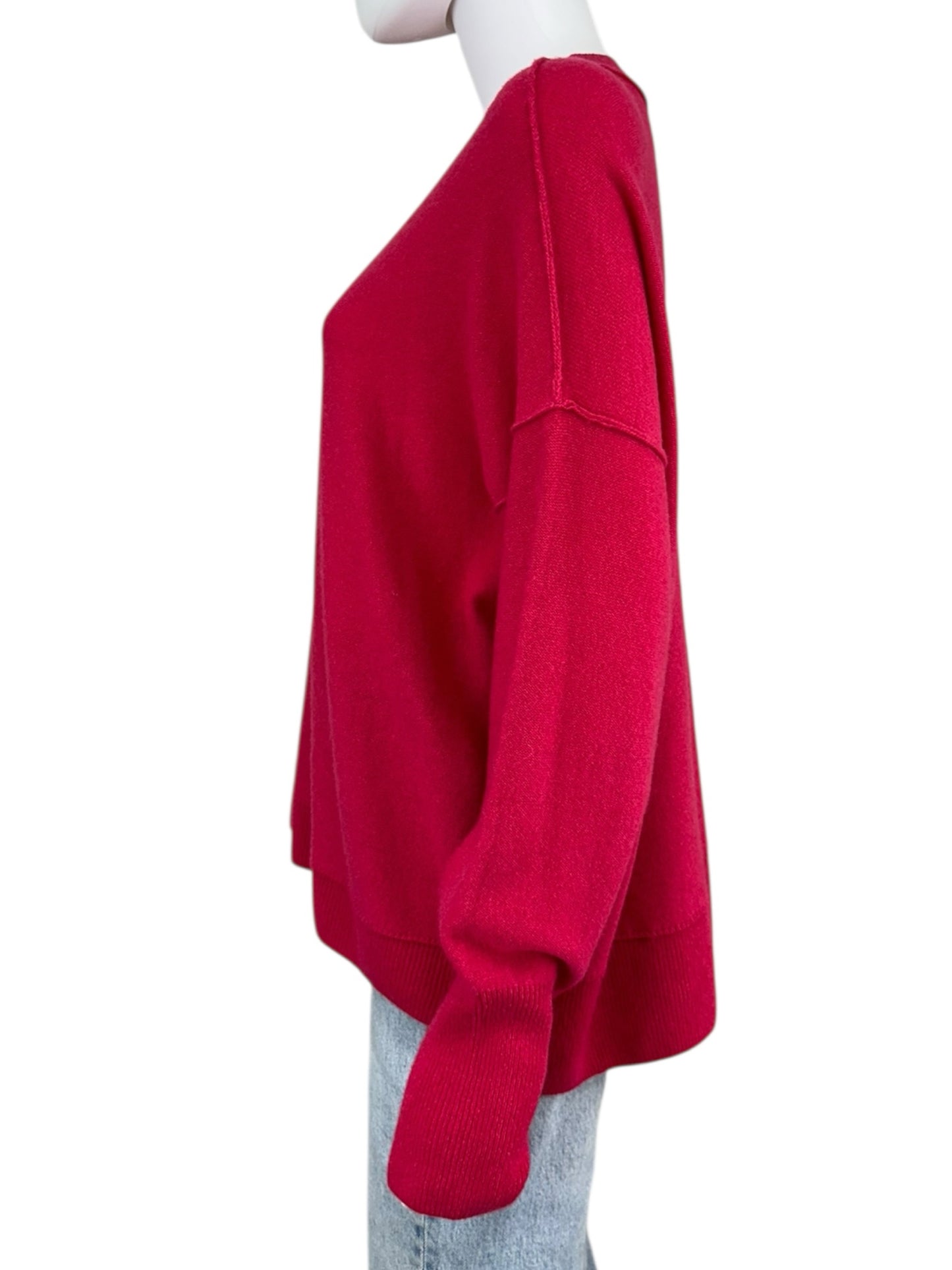 Free People Pink 100% Cashmere Sweater Size S