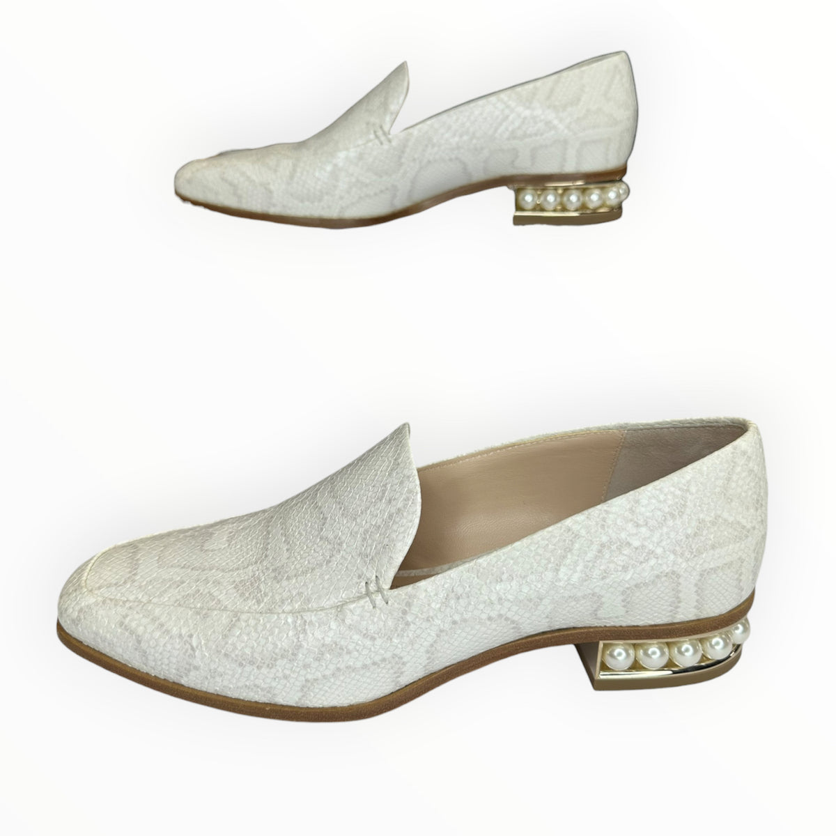 Nicholas Kirkwood Casati Pearl Loafers Size 37
