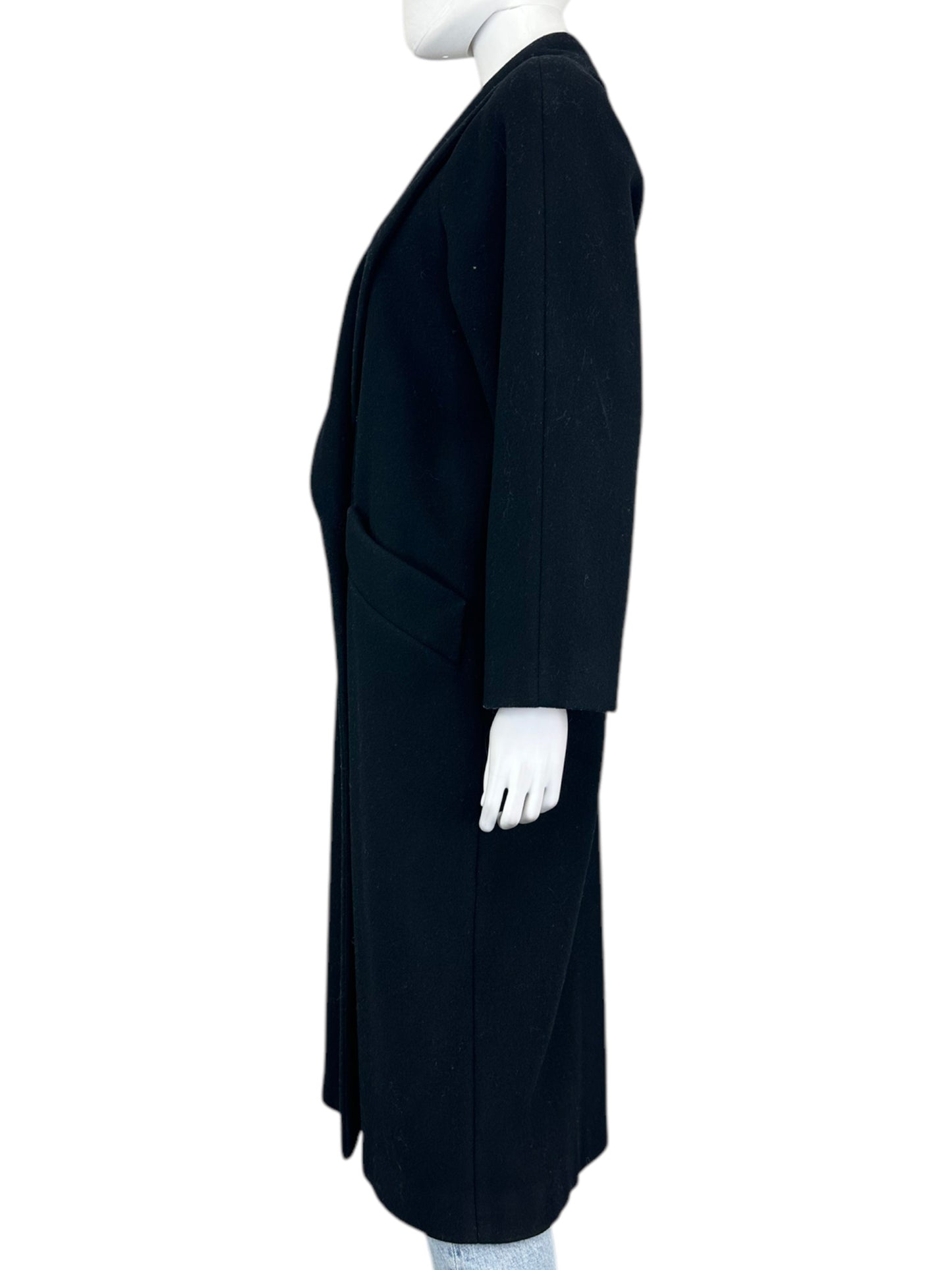 DONNYBROOK Black Wool Coat Size 8P