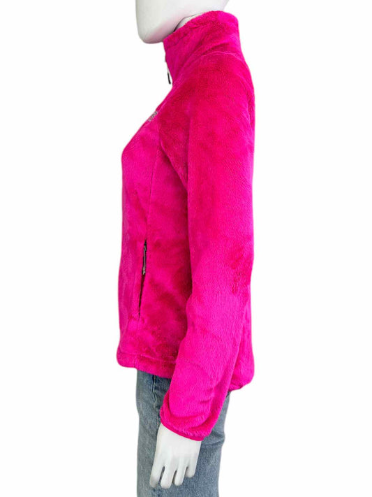 THE NORTH FACE Hot Pink Fleece Zip-Up Jacket Size S