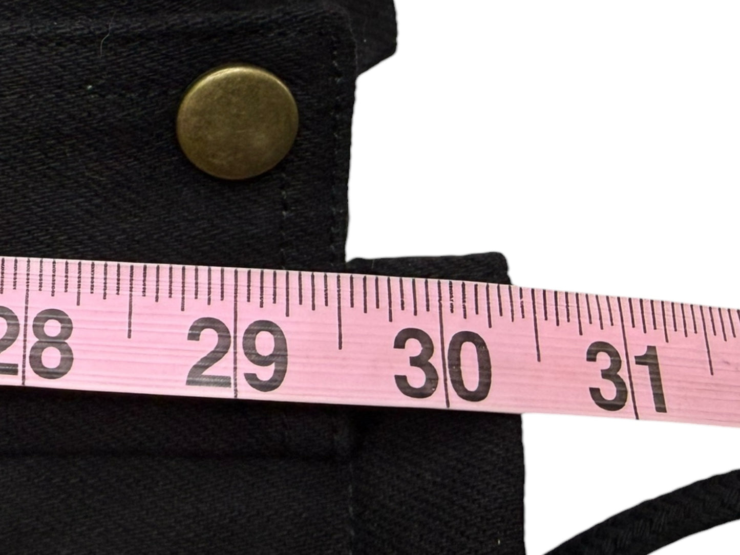 Buddy Love Black Denim Alyssa Cargo Jacket Size L