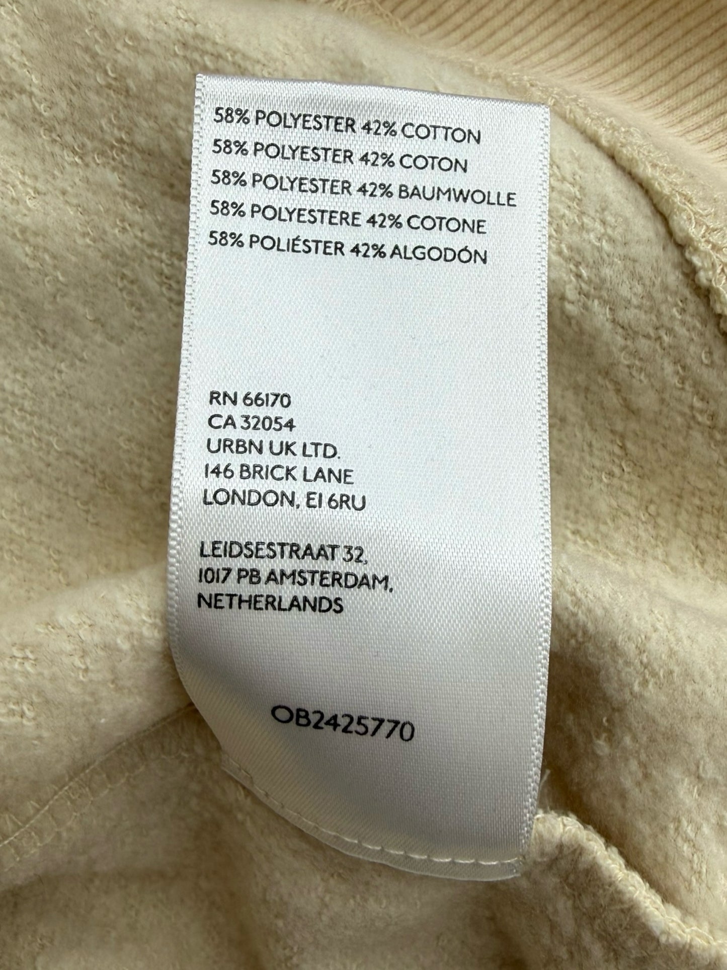 Maeve NWT Cream Animal Friends Crewneck Sweatshirt Size S